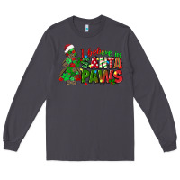 Smoke i believe in santa paws Long Sleeve Tee - texasbilliewilder