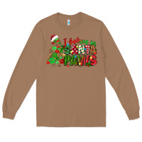 Toasted Coconut i believe in santa paws Long Sleeve Tee - texasbilliewilder