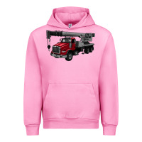 Fuchsia Pink crane truck Urban Hoodie - Artiststas