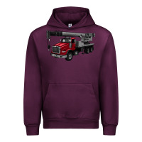 Mauve Wine crane truck Urban Hoodie - Artiststas