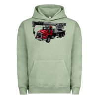 Pigment Oil Green crane truck Urban Hoodie - Artiststas