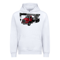 White crane truck Urban Hoodie - Artiststas