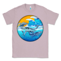 Lilac humpback whale Classic Tee - BarkalooDesign