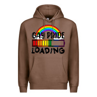 Chestnut Gay pride loading Premium Hoodie - FaDigitalArtStudio