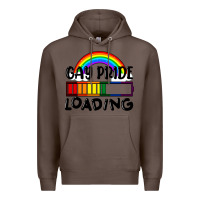 Coffee Gay pride loading Premium Hoodie - FaDigitalArtStudio