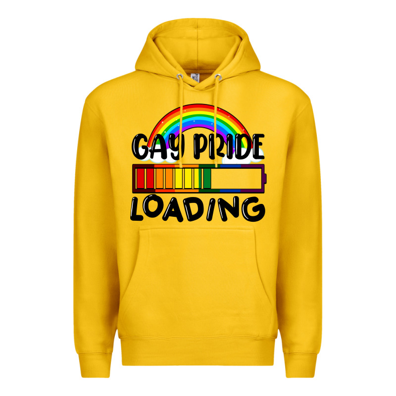 Gay Pride Loading Premium Hoodie by FaDigitalArtStudio | Teevron
