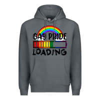 Rock Gay pride loading Premium Hoodie - FaDigitalArtStudio