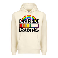 Sandshell Gay pride loading Premium Hoodie - FaDigitalArtStudio