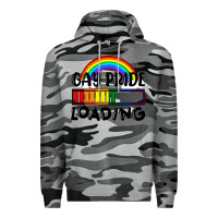 Slate Camo Gay pride loading Premium Hoodie - FaDigitalArtStudio