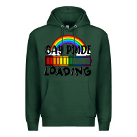 Sports Green Gay pride loading Premium Hoodie - FaDigitalArtStudio