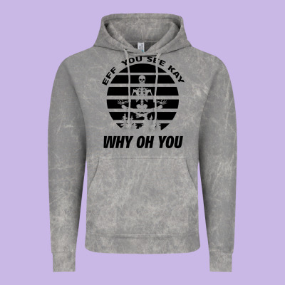 Eff You See Kay Why Oh You Skeleton Yogas Vintage Vintage Hoodie Designed By Bettercallsaul