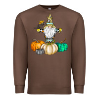 Chestnut Happy Fall Premium Sweatshirt - CowhideDigitalArt