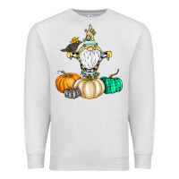 Oatmeal Heather Happy Fall Premium Sweatshirt - CowhideDigitalArt