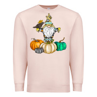 Pale Pink Happy Fall Premium Sweatshirt - CowhideDigitalArt