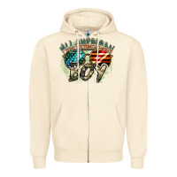 Sandshell All American boy 4th of july Zipper Hoodie - FaDigitalArtStudio