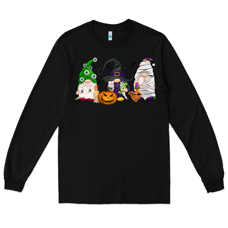 Halloween Gnomes Long Sleeve Tee by NancyCooperArtShop | Teevron
