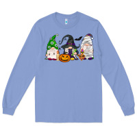 Colony Blue Halloween gnomes Long Sleeve Tee - NancyCooperArtShop