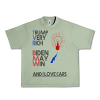 Oil Green trump biden cars Urban Heavy Tee - Bettercallsaul