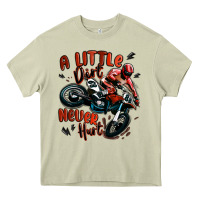 Mossy a little dirt never hurt dirt bike Heavy Core Tee - MaliasSmallBusiness