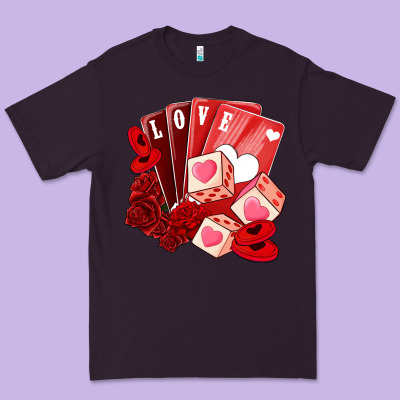 Valentines Day Feeling Lucky Premium Tee Designed By Nancycooperartshop