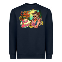 Navy I just smile and say god bless Heavyweight Sweatshirt - HowdyJamesFarm