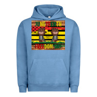 Pigment Pebble Blue juneteenth freedom day tumbler Urban Hoodie - Artiststas