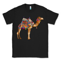 Black camel with colorful saddle Classic Tee - BarkalooDesign