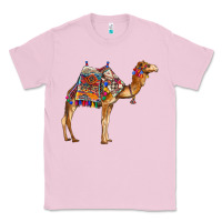 Bubblegum Pink camel with colorful saddle Classic Tee - BarkalooDesign