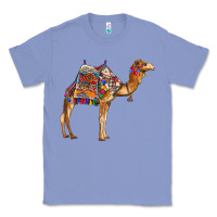 Colony Blue camel with colorful saddle Classic Tee - BarkalooDesign