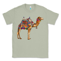 Matcha camel with colorful saddle Classic Tee - BarkalooDesign