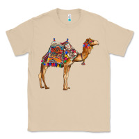 Mushroom camel with colorful saddle Classic Tee - BarkalooDesign