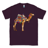 Plum camel with colorful saddle Classic Tee - BarkalooDesign