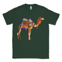 Sports Green camel with colorful saddle Classic Tee - BarkalooDesign