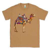 Toasted Coconut camel with colorful saddle Classic Tee - BarkalooDesign