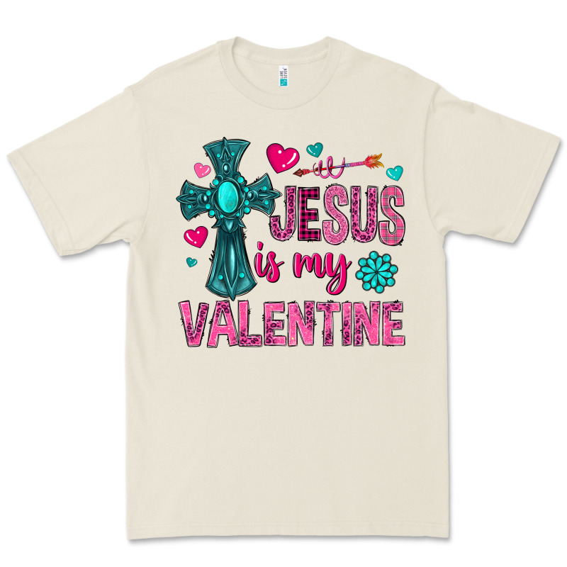 Jesus Is My Valentine Premium Tee by NancyCooperArtShop | Teevron