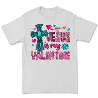 Dove Grey jesus is my valentine Premium Tee - NancyCooperArtShop