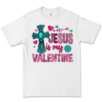White jesus is my valentine Premium Tee - NancyCooperArtShop