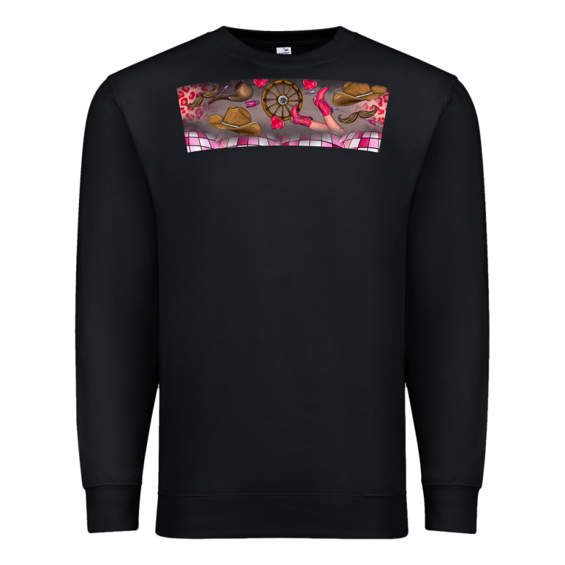 Howdy Valentine Premium Sweatshirt by CowhideDigitalArt | Teevron