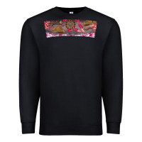 Black Howdy Valentine Premium Sweatshirt - CowhideDigitalArt