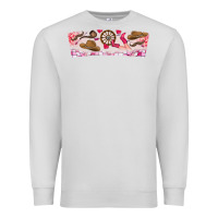 Dove Grey Howdy Valentine Premium Sweatshirt - CowhideDigitalArt