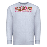 Heather Grey Howdy Valentine Premium Sweatshirt - CowhideDigitalArt