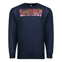Navy Howdy Valentine Premium Sweatshirt - CowhideDigitalArt