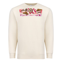 Sandshell Howdy Valentine Premium Sweatshirt - CowhideDigitalArt