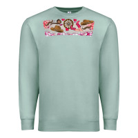 Seafoam Howdy Valentine Premium Sweatshirt - CowhideDigitalArt