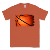 Copper Basketball Brushstroke Classic Tee - RanaPortraitStore