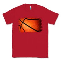 Red Basketball Brushstroke Classic Tee - RanaPortraitStore