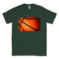 Sports Green Basketball Brushstroke Classic Tee - RanaPortraitStore