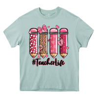 Arona valentine's day teacher life pencils Heavy Core Tee - MaliasSmallBusiness