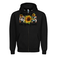 Black Being a mom makes my life complete Mother's Day Zipper Hoodie - FaDigitalArtStudio