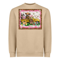 Mushroom Easter Day with farm animals tumbler Heavyweight Sweatshirt - HowdyJamesFarm